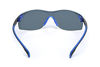 Picture of 3M - S1102SGAF Safety Glasses, Solus 1000 Series, ANSI Z87, Scotchgard Anti-Fog, Grey Lens, Blue/Black Frame Gray Lens