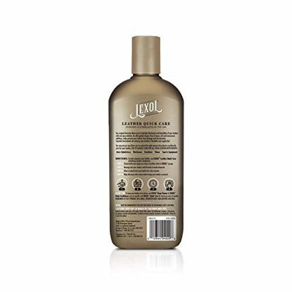 Picture of Lexol Leather All Leather Quick Care All-in-One Formula, 16.9 oz, Best Leather Cleaner and Conditioner Since 1933. for Use on Leather Apparel, Furniture, Auto Interiors, Shoes, Bags and Much More