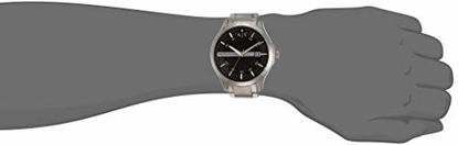 Picture of Armani Exchange Men's Hampton Stainless Steel Watch, Color: Silver/Black (Model: AX2103)