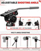 Picture of IFOOTAGE Video Tripod Head Fluid Drag Pan Head for DSLR Cameras, Camcorder, Monopod and Tripods
