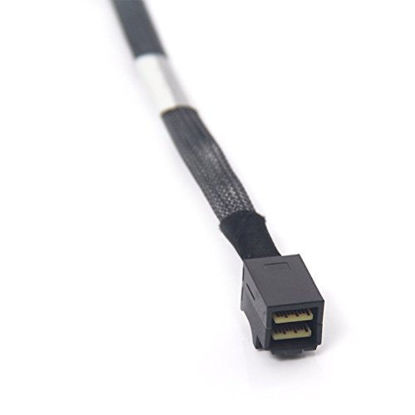 Picture of 12G Internal Mini SAS HD SFF-8643 to SFF-8643 Cable, with Sideband, 100-Ohm, 0.8-m(2.6ft), 2 Pack