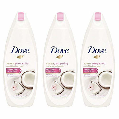Picture of Dove Purely Pampering Coconut Milk with Jasmine Petals Body Wash 500ML (3 pack) Design may vary