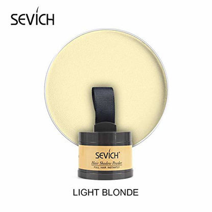 Picture of Instantly Hair Shadow - Sevich Hair Line Powder, Quick Cover Grey Hair Root Concealer with Puff Touch, 4g Light Blonde