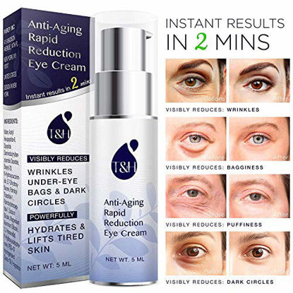 Picture of Anti-Aging Rapid Reduction Eye Cream, Visibly and Instantly Reduces Wrinkles, Under-Eye Bags, Dark Circles in 120 Seconds, Hydrates & Lifts Skin, 10ml