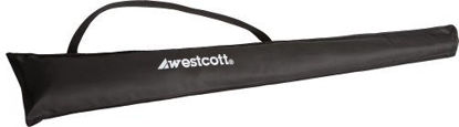 Picture of Westcott 4633 7-Feet Silver with Black Cover Parabolic Umbrella