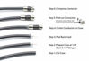 Picture of 50' Feet, Black RG6 Coaxial Cable (Coax Cable) with Connectors, F81 / RF, Digital Coax - AV, Cable TV, Antenna, and Satellite, CL2 Rated, 50 Foot