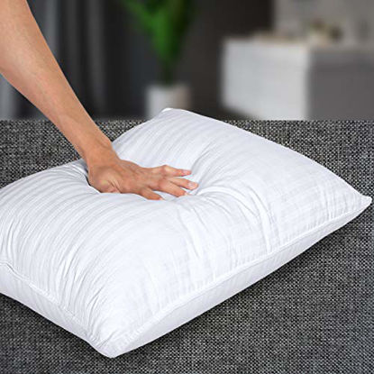 Picture of Utopia Bedding (2 Pack Premium Plush Pillow - Fiber Filled Bed Pillows - King Size 20 x 36 Inches - Cotton Blend Pillows for Sleeping - Fluffy and Soft Pillows
