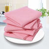 Picture of Homaxy 100% Cotton Waffle Weave Kitchen Dish Cloths, Ultra Soft Absorbent Quick Drying Dish Towels, 12x12 Inches, 6-Pack, Pink