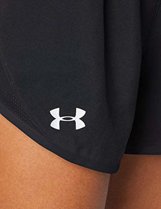 Picture of Under Armour Women's Fly By 2.0 Running Shorts , Black (001)/Black , Large