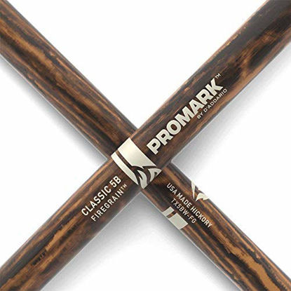 Picture of Promark Classic 5B FireGrain Drumsticks, One Pair