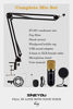 Picture of ZINGYOU Condenser Microphone Bundle, ZY-007 Professional Cardioid Studio Condenser Mic Include Adjustable Suspension Scissor Arm Stand, Shock Mount and Pop Filter, Studio Recording & Broadcasting