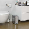Picture of iTouchless SoftStep 1.3 Gallon Small Slim Bathroom Step Trash Can with Removable Inner Bucket & AbsorbX Odor Filter, Stainless Steel, 5 Liter Garbage Bin, Bathroom, Bedroom, Business Office Cubicle