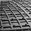Picture of FH Group F11311GRAYBLACK Gray/Black Heavy Duty Tall Channel Rubber Floor Mats