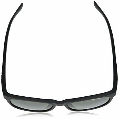 Picture of Tifosi Optics Swank Sunglasses - Polarized (Satin Black/Smoke Polarized Lenses)