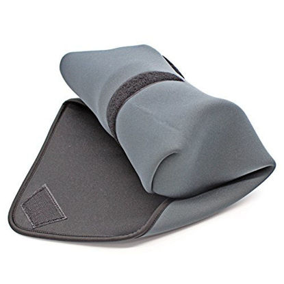 Picture of CamDesign 3mm Flexible Neoprene Equipment Protective Lens Wrap Wrap Cloth-Scratch Proof Dust Proof Camera DSLR Wrap Compatible with Canon,Nikon,Pentax,Sony,Panasonic,Fujifilm (15 inch x 15 inch, Gray)