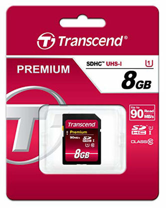 Picture of Transcend 8 GB High Speed 10 UHS Flash Memory Card (TS8GSDU1)