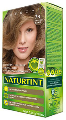 Picture of Naturtint Permanent Hair Color 7N Hazelnut Blonde (Pack of 1), Ammonia Free, Vegan, Cruelty Free, up to 100% Gray Coverage, Long Lasting Results