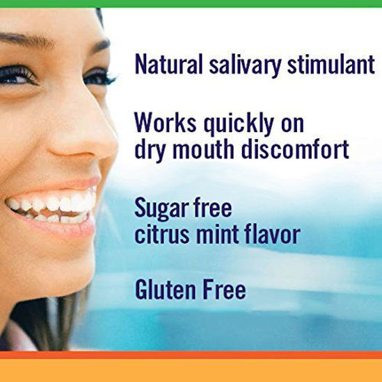 GetUSCart TheraBreath Dry Mouth Lozenges with ZINC, Tart Berry Flavor, 24 Lozenges