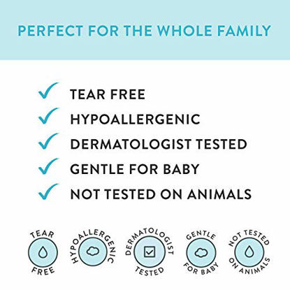 Picture of The Honest Company Perfectly Gentle Sweet Orange Vanilla Shampoo + Body Wash | Tear-Free Baby Shampoo with Naturally Derived Ingredients | Sulfate- & Paraben-Free Baby Bath | 18 Fl Oz (Pack of 1)