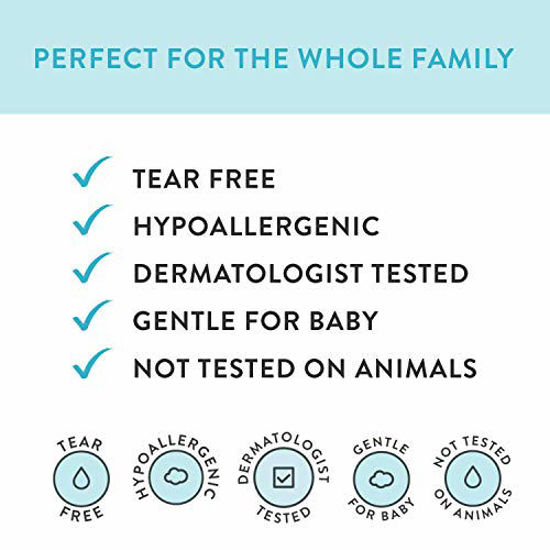 Picture of The Honest Company Perfectly Gentle Sweet Orange Vanilla Shampoo + Body Wash | Tear-Free Baby Shampoo with Naturally Derived Ingredients | Sulfate- & Paraben-Free Baby Bath | 18 Fl Oz (Pack of 1)