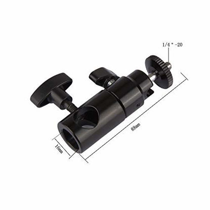 Picture of CAMVATE Light Stand Mount Articulated 1/4''-20 Mini Ball Head for Monitor/LED Light