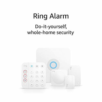 Picture of Ring Alarm 5-piece kit (2nd Gen) - home security system with optional 24/7 professional monitoring - Works with Alexa