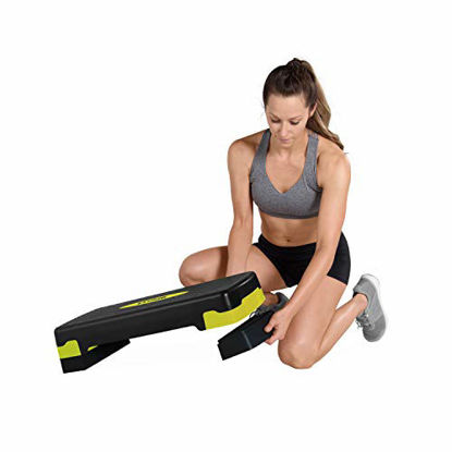 Picture of Tone Fitness Aerobic Step, Yellow | Exercise Step Platform