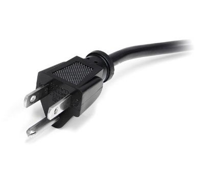 Picture of StarTech.com 15 ft Standard Computer Power Cord (NEMA 5-15 to IEC 60320 C13) - 18 AWG Replacement AC Power Cable for PC or Monitor - 125V @ 10A (PXT10115) Black