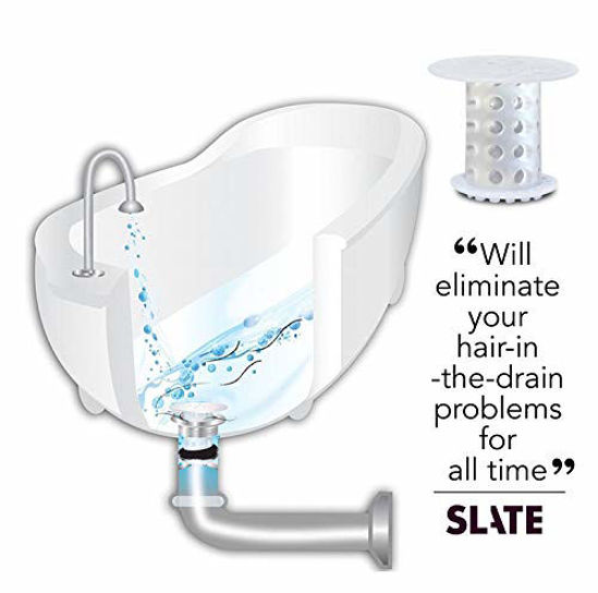Picture of TubShroom Revolutionary Tub Drain Protector Hair Catcher/Strainer/Snare, Clear (2 pack)