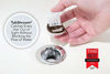 Picture of TubShroom Revolutionary Tub Drain Protector Hair Catcher/Strainer/Snare, Clear (2 pack)