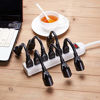 Picture of [UL Listed] Miady Short Power Extension Cord Outlet Saver, 16AWG/13A, 3 Prong (10 Pack, Black, 8 Inch)