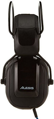 Picture of Alesis DRP100 | Extreme Audio-Isolation Electronic Drum Reference-Headphones with 1/4" Adapter & Protective Bag