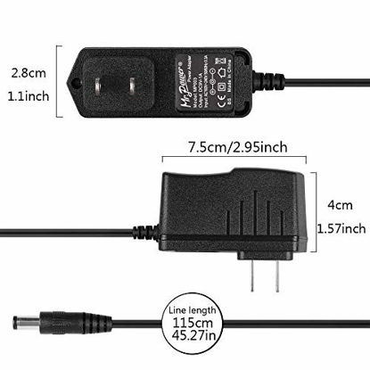 Picture of Mr.Power Guitar Effects Power Supply Adapter 9V DC 1A (1000mA) with Daisy Chain Cord Cable Free Insulated Cap (with 3 Way Cable)