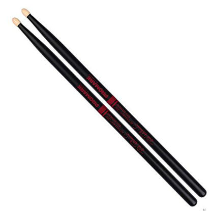 Picture of Promark ActiveGrip Forward Drumsticks, Acorn Tip, Black, Rich Redmond Signature