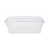 Picture of Rubbermaid Commercial Products Food Storage Box Lid for 2, 3.5, and 5 Gallon Sizes, Clear (FG331000CLR)
