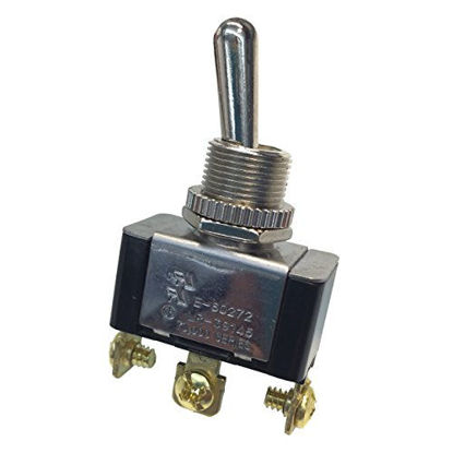 Picture of Gardner Bender GSW-12 Heavy-Duty Electrical Toggle Switch, SPDT, ON-ON, 20 A/125V AC, Screw Terminal