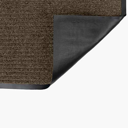 Picture of Notrax - 109S0048BR 109 Brush Step Entrance Mat, for Home or Office, 4' X 8' Brown