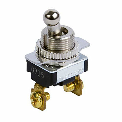 Picture of Gardner Bender GSW-124 Electrical Toggle Switch, SPST, ON-OFF, 6 A/120V AC, Screw Terminal