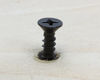 Picture of #8 X 3/4'' Black Oxide Coated Stainless Flat Head Phillips Wood Screw, (100 pc), 18-8 (304) Stainless Steel Screws by Bolt Dropper