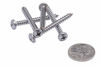 Picture of #8 X 1-1/2" Stainless Pan Head Phillips Wood Screw, (100pc), 18-8 (304) Stainless Steel Screws by Bolt Dropper