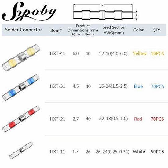 ImBros Solder Seal Wire Connectors - Heat Shrink Solder - View #4