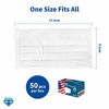 Picture of Medtecs Disposable Face Mask, 3 layer Breathable Masks, Made in USA, CoverU White 50pc