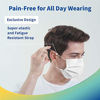 Picture of Medtecs Disposable Face Mask, 3 layer Breathable Masks, Made in USA, CoverU White 50pc