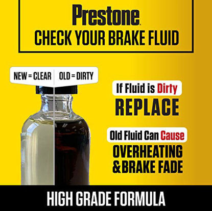 Picture of Prestone AS400 DOT 3 Brake Fluid, Synthetic, High Grade, 50,000 Mile, 12 oz.