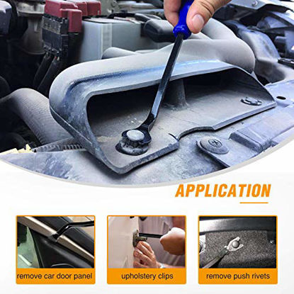 Picture of GOOACC 5PCS Auto Trim Removal Tool Kit No-Scratch Pry Tool Kit for Car Door Clip Panel & Audio Dashboard Dismantle -5PCS