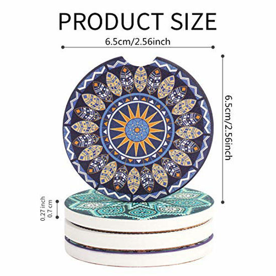Car cup holder shop stone coasters