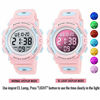 Picture of Boys Digital Watch Outdoor Sports 50M Waterproof Electronic Watches Clock 12/24 H Stopwatch Calendar Boy Girl Wristwatch - Pink