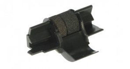 Picture of Package of Three Sharp EL-1750V and EL-1801V Calculator Ink Roller, Black and Red, Compatible