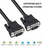 Picture of DTECH 10ft RS232 Serial Cable Male to Male DB9 9 Pin Straight Through