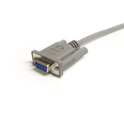 Picture of StarTech.com 10 ft Straight Through Serial Cable - M/F - Serial Extension Cable - DB-9 (M) to DB-9 (F) - 10 ft - Gray - MXT10010